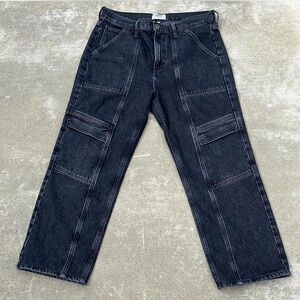 NWOT AGOLDE Cooper Cargo Jeans in Panther Size 29